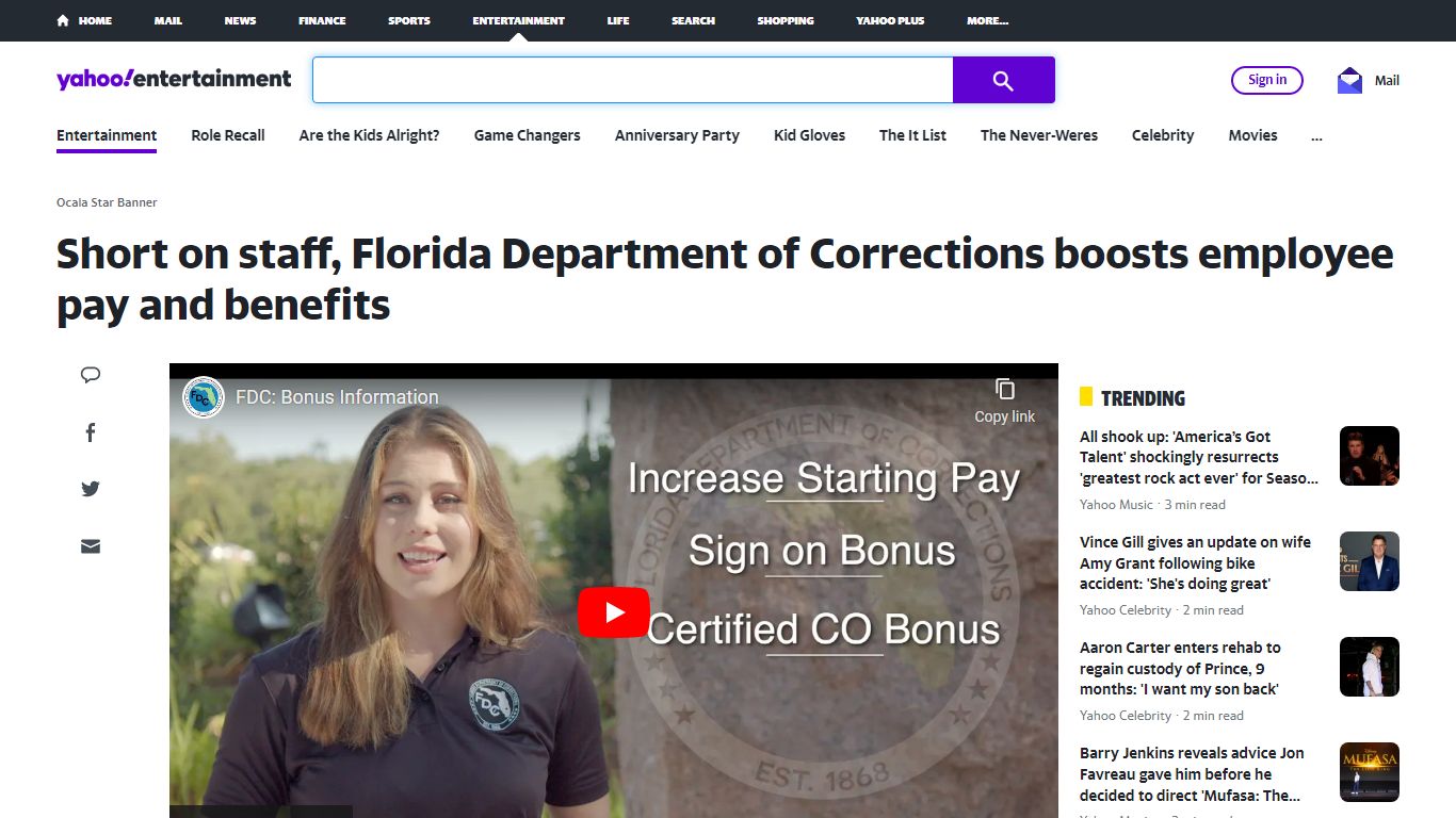 Short on staff, Florida Department of Corrections boosts employee pay ...